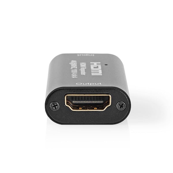 HDMI ™ Repeater | 40.0 m | 4K@60Hz | 18 Gbps | Metall | Antracit
