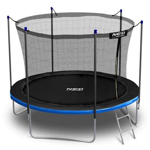 Trampolin til haven 8ft/252cm med indvendigt sikkerhedsnet og stige Neo-Sport