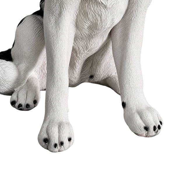 Husky havehundstatue, polyresin, 86 cm