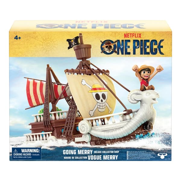 One Piece -hahmo Going Merry Ship ja Luffy, 28 cm