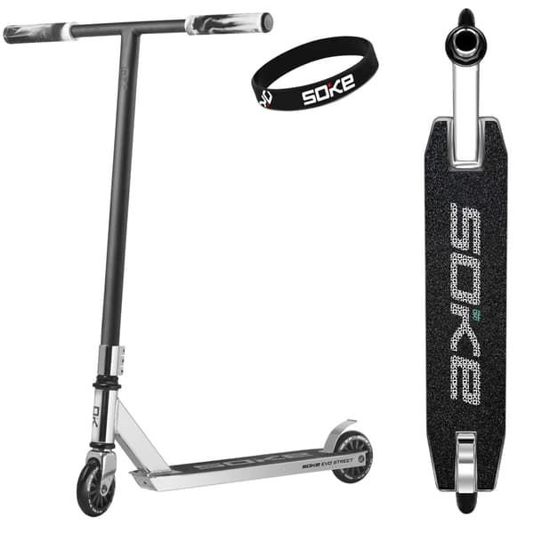 Trick Sparkcykel SOKE EVO Street Silver