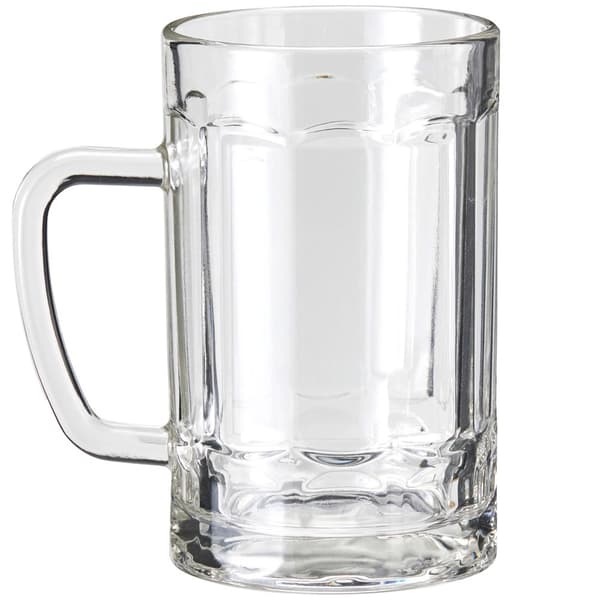 330 ml tykt glasølkrus med hank