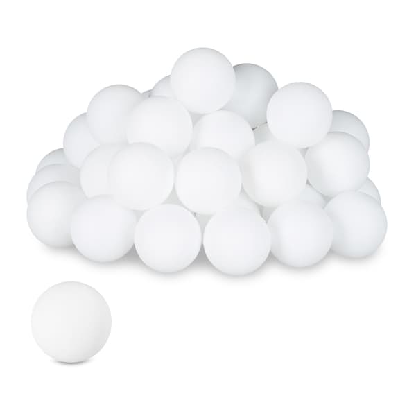 White Beer Pong Balls setti 100 kappaletta