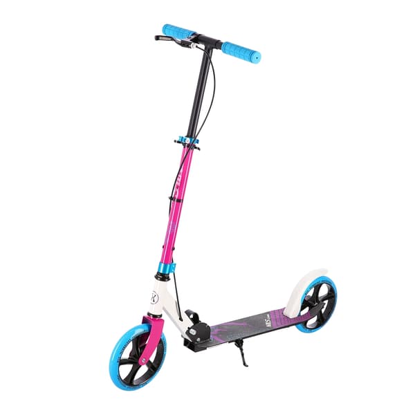 Vit-rosa barnskoter, justerbar höjd