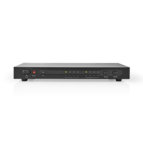 HDMI ™ Matrix Switch | 4 x 2-Port port(s) | 4x HDMI ™ -indgang | 2x HDMI™ Output | 4K@30Hz | 3.4 Gbps | Fjernstyret | Metal | Antracit