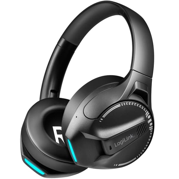 Trådløst gamingheadset, Bluetooth 6.0, sort, 50 timers batterilevetid