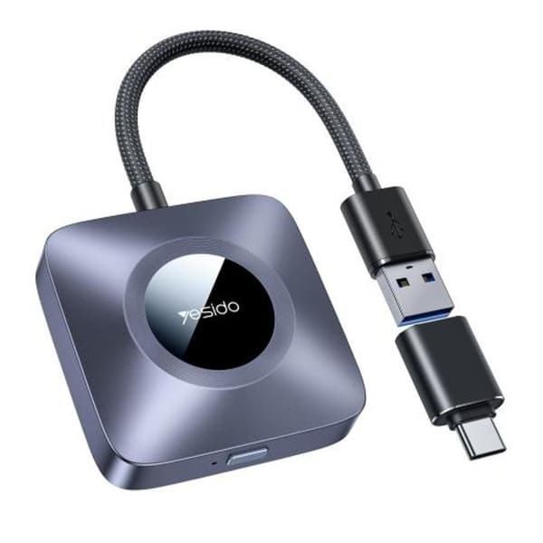 Yesido Trådløs CarPlay med USB-A/USB-C Adapter