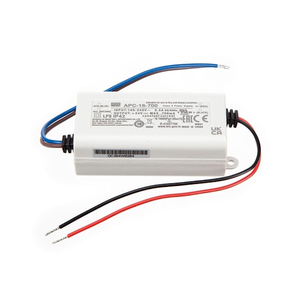 Vakiovirta Led-ohjain - Yksi lähtö - 700 Ma - 16 W