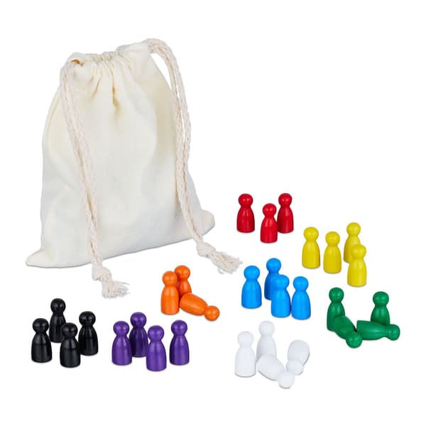 Spelpjäser för brädspel set om 160 st