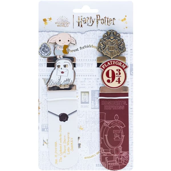 Harry Potter-bogmærkesæt med 4, perfekt til læsere