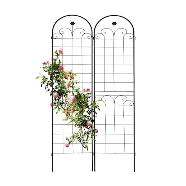 Trellis 180 cm sæt af 2 sorte