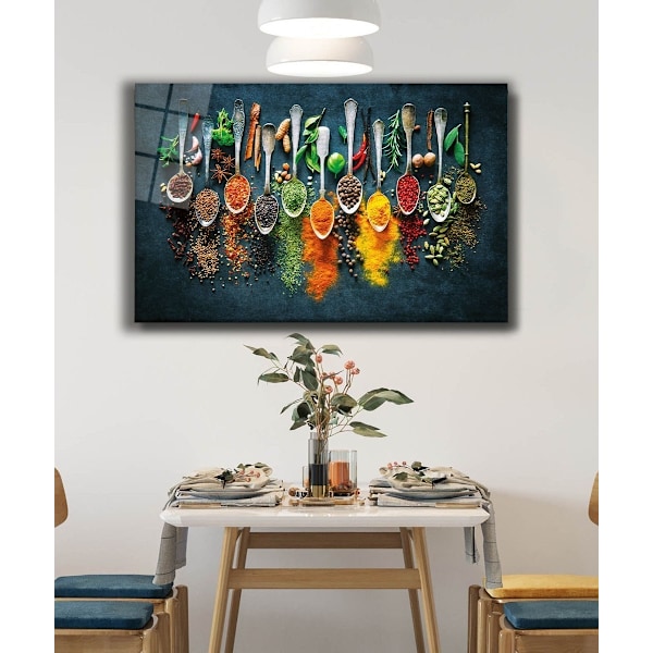Dekorativ målning av härdat glas 0464 - 72 x 46