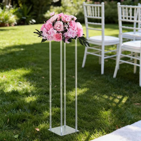 Bröllopsblomställningsset, 10-pack 80 cm akrylpelare