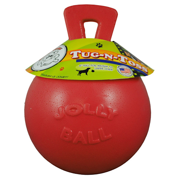 Jolly Tug-n-Toss 15 cm punainen