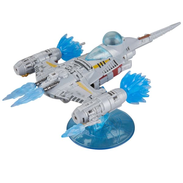 Mandalorian N-1 Starfighter figur, 19 cm samlelegetøj