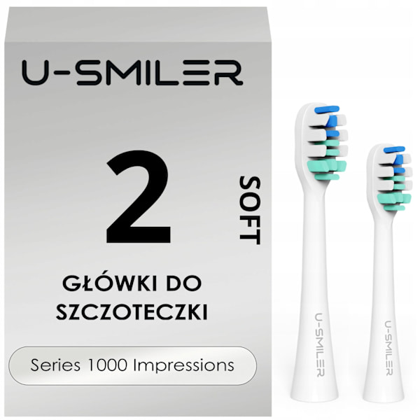 Sonic tandborsthuvuden, mjuka borst, 2-pack