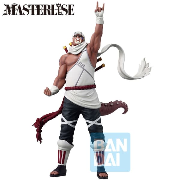 Killer Bee Ichibansho figur, 27 cm, Naruto Shippuden samleobjekt