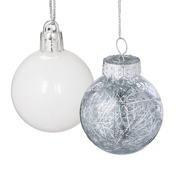 Julgransprydnader Set, 101 plastkulor