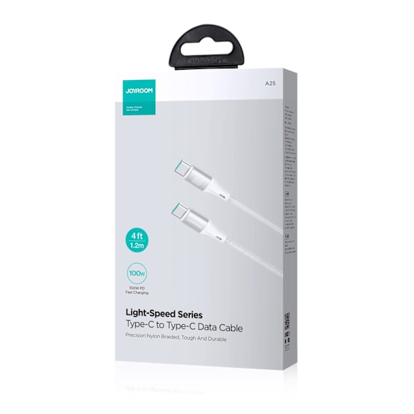 USB-C kabel 100W Light-Speed ​​Series 1,2m hvid