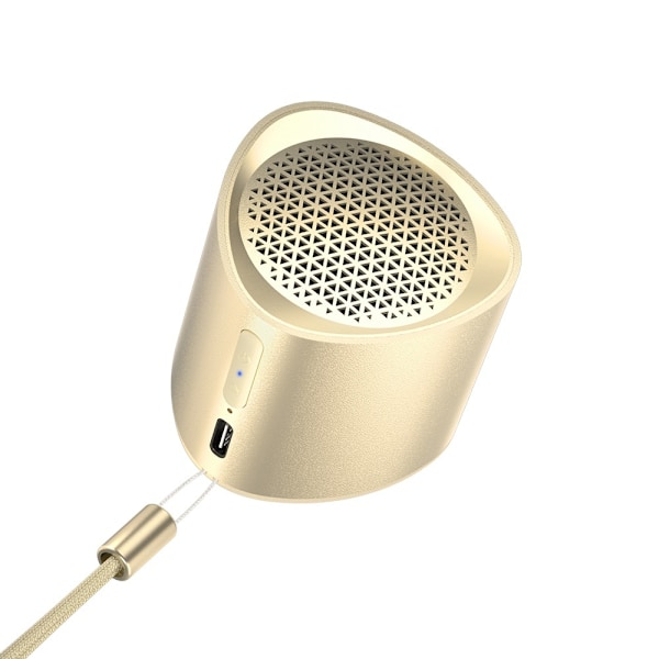Lille Mini TWS Nimo Bluetooth 5.3 5W trådløs højttaler guld