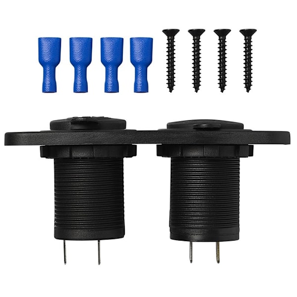 Uppoasennussarja: pistoke DIN + USB-portti kaksoistyyppi A 2x2100mA