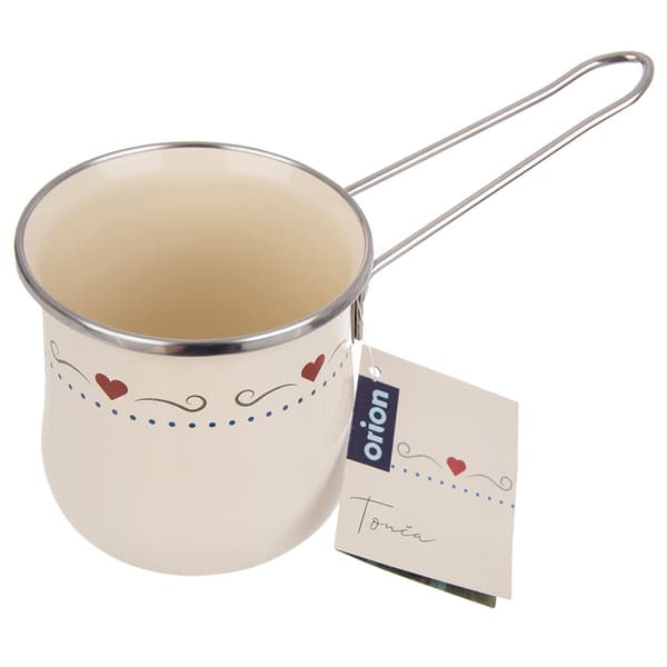 Kaffekanna, emaljerad, grädde, TONCA, 600 ml