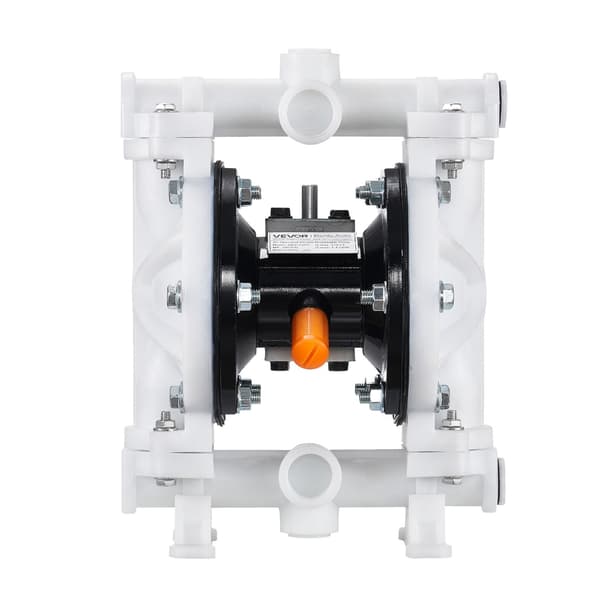 Luftdriven dubbelmembranpump, 17 l/min, PP-hus