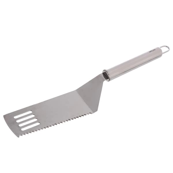 Kagespad i rustfrit stål med savtakket kant, 28 cm