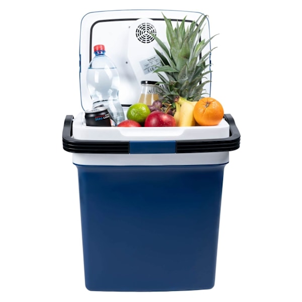 Bärbar bilkylare, 29L, 220-240V DC12V, värmefunktion, gratis insats, blå