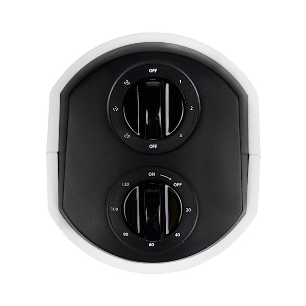 Tårnventilator 79cm Hvid med Indbygget Timer