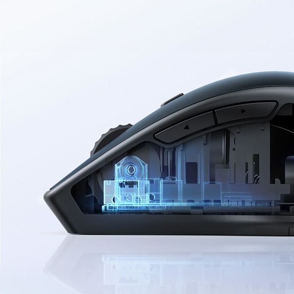 Ergonomisk trådlös mus för dator MU101 Bluetooth 2,4 GHz blå