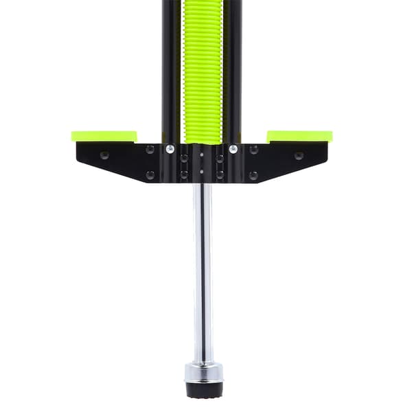 Grøn Jump Stick – Justerbar højde, slidstærkt materiale
