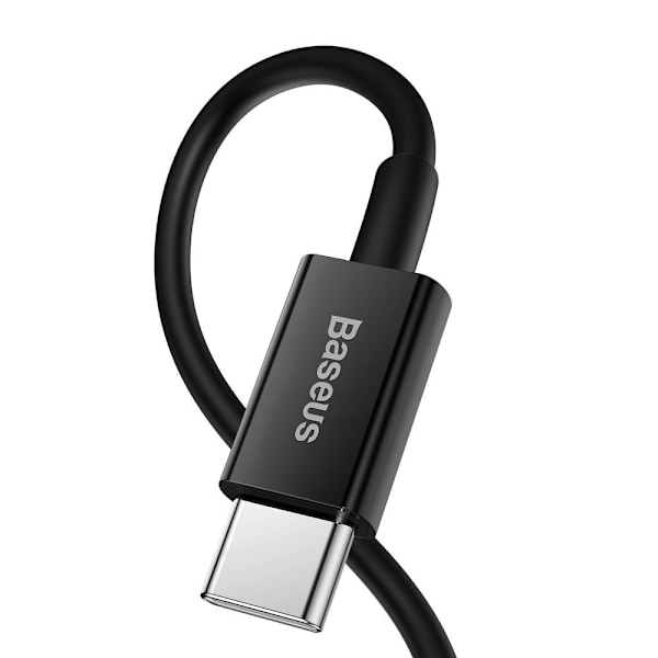Ylivoimainen USB-C Iphone Lightning -kaapeli nopeaan lataukseen 20 W 1m musta
