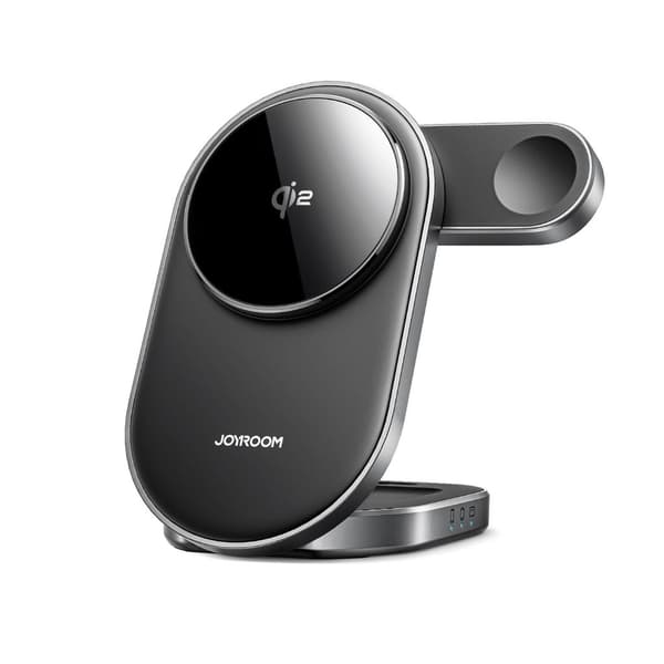 Joyroom 3-i-1 foldbar trådløs oplader