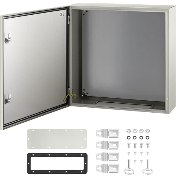 NEMA 4X stålelkapsling 60x60x20 cm, IP66