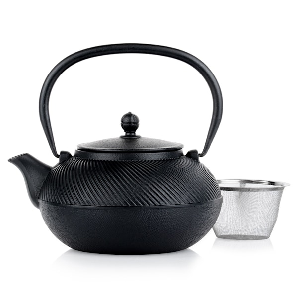 Elkedel med infuser, støbejern, emaljeret, CAST LINE, 1 l