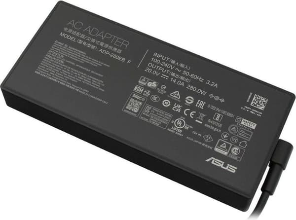 Asus-verkkolaite 280W / 14A / 20V / 6 x 3,3 x 11,2 mm