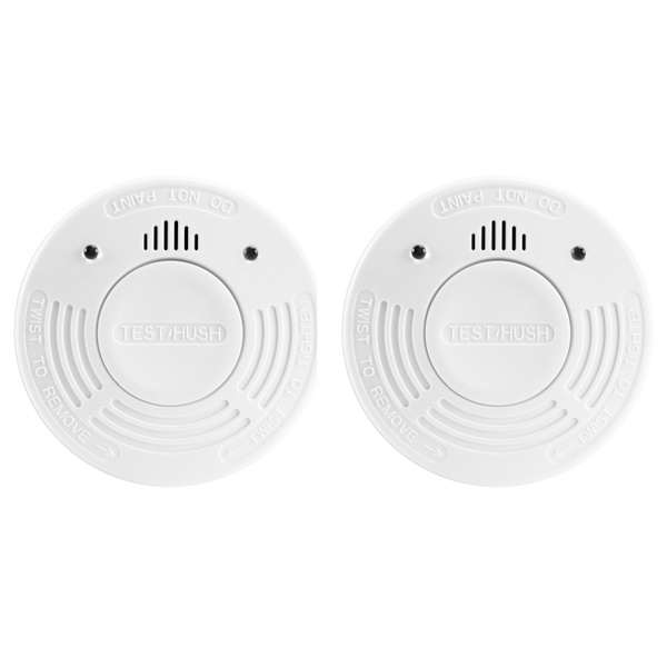 Rökdetektor 2-pack, 10 års batteritid, vit