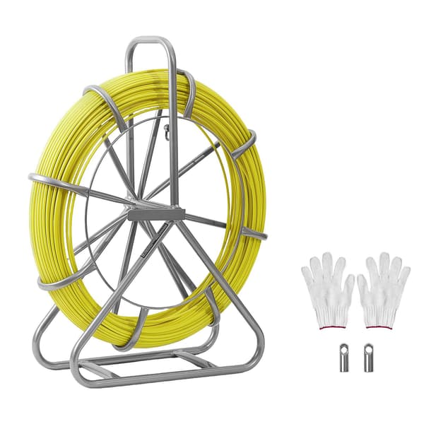 Glasfiberfiskebånd 500 ft 1/4 in, ikke-ledende stativ