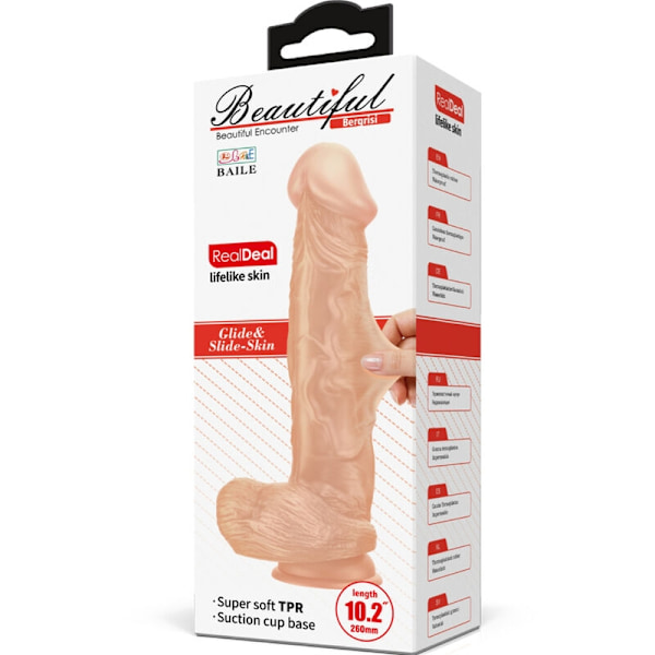 Baile - Beautiful Encounter Bergrisi Flexible Realistic Dildo 26 cm Natural