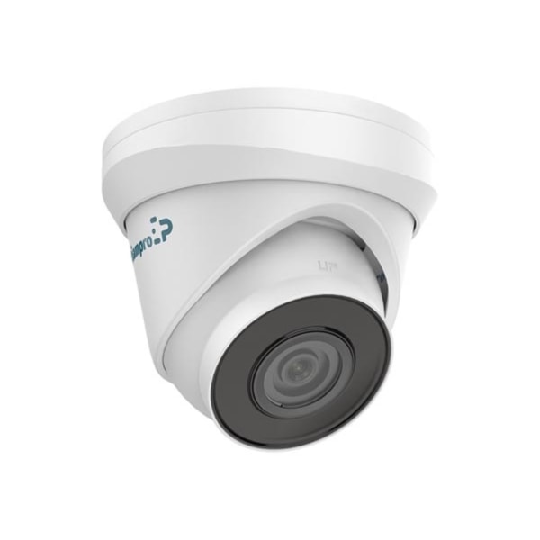 4 Mp Ir Fixed Network Turret Camera (Ip) - Hvid