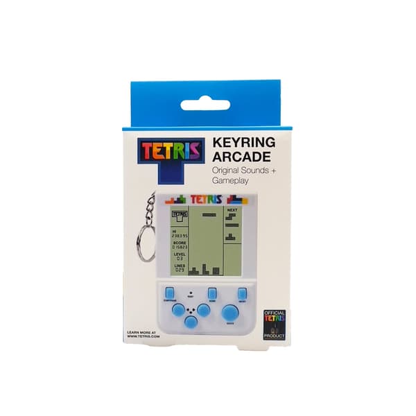 Tetris Arcade Nøglering med Originale Baner og Lyde