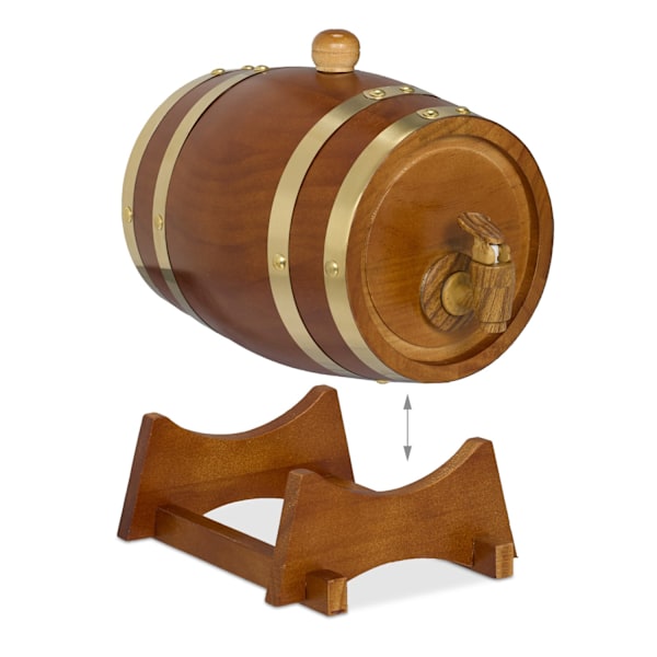 Whiskyfat i trä 1,25 l
