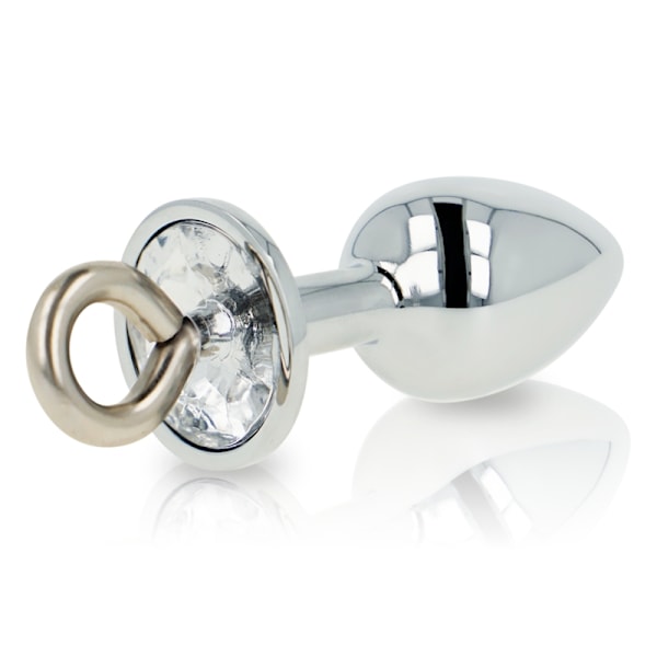 Ohmama Fetish Metal Butt Plug Med Ring