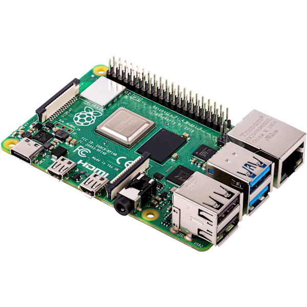 Raspberry Pi 4 modell B 4 GB - en dator med ett kretskort