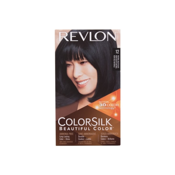 Revlon - Colorsilk Beautiful Color 12 Natural Blue Black - For W