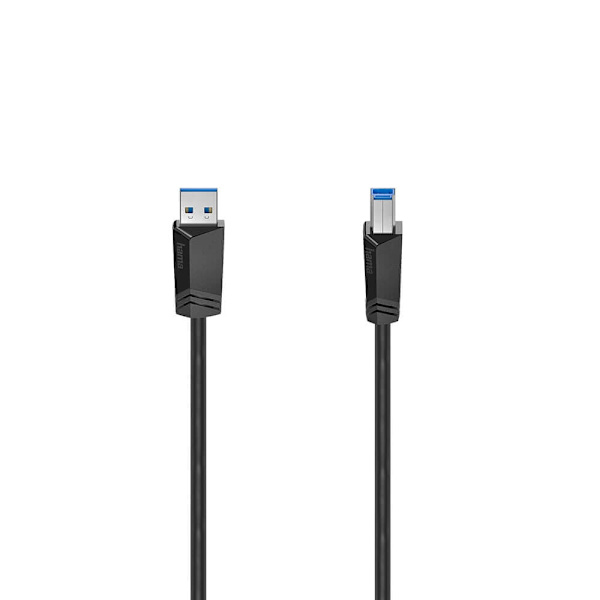 HAMA Kabel USB 3.0 5 Gbit/s 1.5m Sort