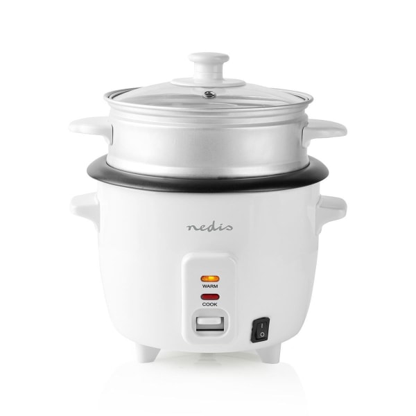 Ris Koger | 0.6 l | 300 W | Aluminiumsdamper | Non-stick belægning | Aftagelig skål | Auto sluk