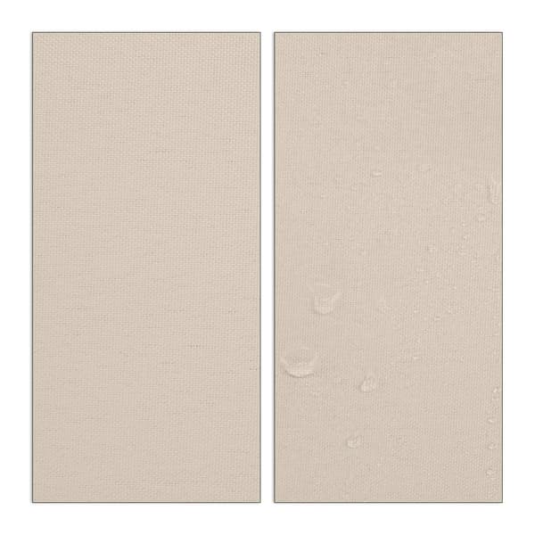 Solsejl rektangulært beige