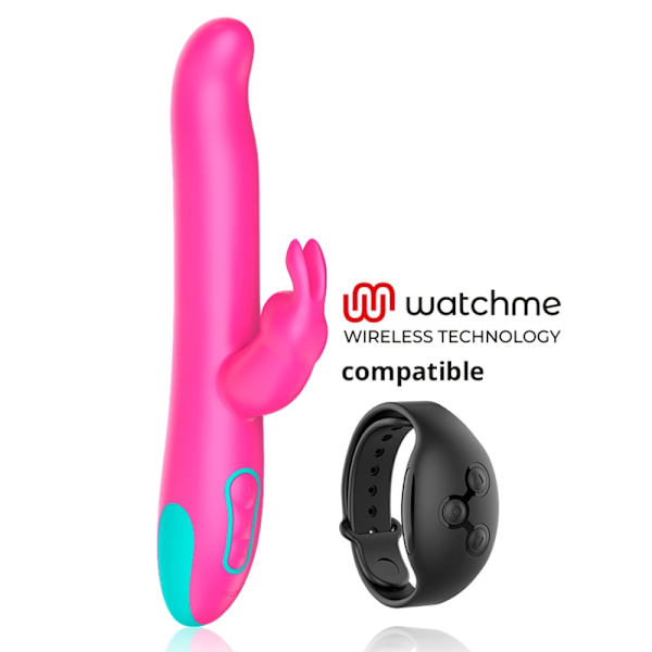 Happy Loky - Pluto Rabbit Vibrator & Rotator Watchme Wireless Technology -yhteensopiva